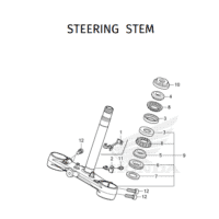 F-9 Steering Stem – Katalog Suku Cadang Honda Monkey 2021