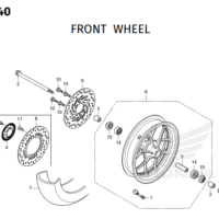 F-14-40 Fron Wheel – Katalog Suku Cadang Honda Monkey 2021
