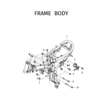 F-39 Frame Body – Katalog Suku Cadang Honda Monkey 2021