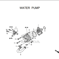 E-9 Water Pump – Katalog Suku Cadang Honda SH150i