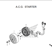 E-10 ACG Starter – Katalog Suku Cadang Honda SH150i