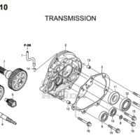 E-17-10 Transmission – Katalog Suku Cadang Honda SH150i