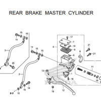 F-6 Rear Brake master Cylinder – Katalog Suku Cadang Honda SH150i