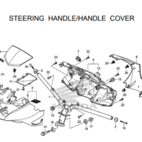 F-9 Steering Handle Handle Cover – Katalog Suku Cadang Honda SH150i
