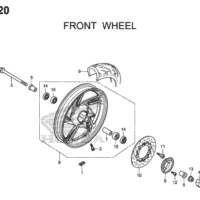 F-20-20 Front Wheel – Katalog Suku Cadang Honda SH150i