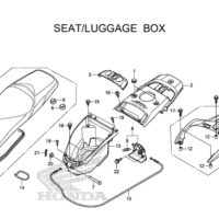 F-24 Seat Luggage Box – Katalog Suku Cadang Honda SH150i
