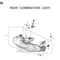 F-38-10 Rear Combination Light – Katalog Suku Cadang Honda SH150i