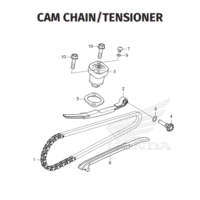 E-5 Cam Chain Tensioner – Katalog Suku Cadang Honda New BeAT K1AL