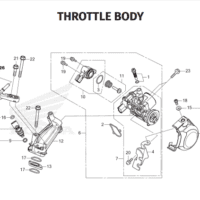 E-22 Throttle Body – Katalog Suku Cadang Honda New BeAT K1AL