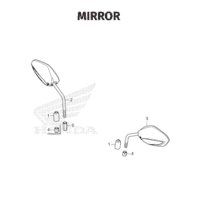 F-3 Mirror – Katalog Suku Cadang Honda New BeAT K1AL