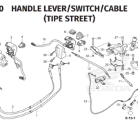 F-4-10 Handle Lever Swicth Kable – Katalog Suku Cadang Honda New BeAT Street K1AL