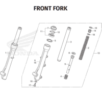 F-17 Front Fork – Katalog Suku Cadang Honda New BeAT K1AL