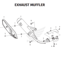 F-30 Exhaust Muffler – Katalog Suku Cadang Honda New BeAT K1AL