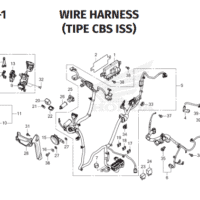 F-41-1 Wire Harness Type CBS ISS – Katalog Suku Cadang Honda New BeAT K1AL