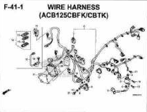 F-41 Wire Harness – Katalog Suku Cadang Honda Vario 125 K2V