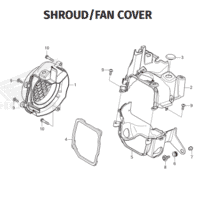 E-1 Shroud Fan Cover – Honda BeAT Street K1AL E-1 Shroud Fan Cover – Honda BeAT Street K1AL