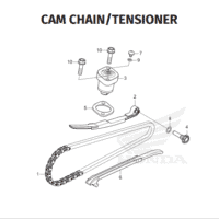 E-5 Cam Chain Tensioner – Honda BeAT Street K1AL