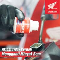 Akibat Tidak Pernah Mengganti Minyak Rem pada Sepeda Motor