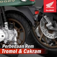 Perbedaan Rem Tromol dan Cakram pada Sepeda Motor