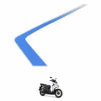 Sticker Body Depan Atas Kiri Type 2 Honda BeAT K1AL