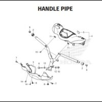 F-9 Handle Pipe – Katalog Honda Scoopy eSP K2FP
