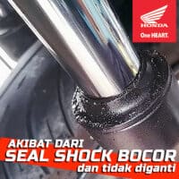 Akibat Seal Shock Bocor dan Tidak Diganti pada Sepeda Motor