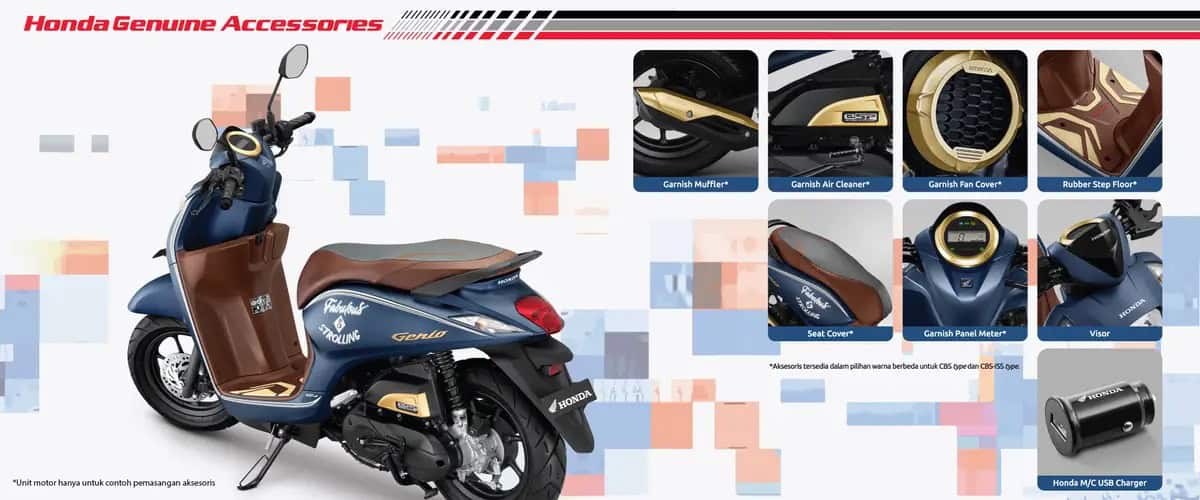 Aksesoris Resmi Honda Genio