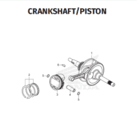 E-20 Cranksaft Piston – Katalog Suku Cadang Honda PCX 160 K1ZV