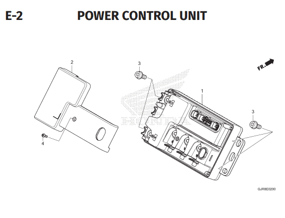 E-2 Power Control Unit – Katalog Suku Cadang Honda ICON e:
