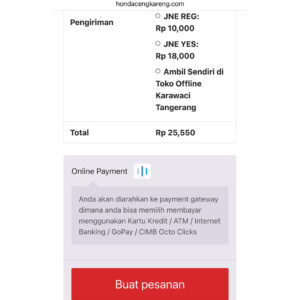 Cara Membeli Sparepart Melalui Website Honda Cengkareng