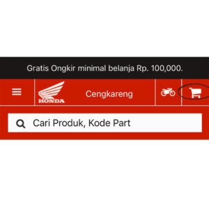 Cara Membeli Sparepart Melalui Website Honda Cengkareng