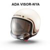 ahm-gaya-apparel-helm-cream-visor GAMBAR