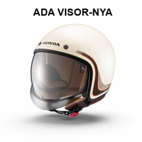 ahm-gaya-apparel-helm-cream-visor GAMBAR
