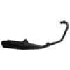 Knalpot, Muffler Set Hitam Honda Verza 150