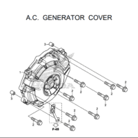 E-10 AC Generator Cover – Katalog Honda CBR1000RA/S1