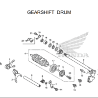 E-19 Gearshift Drum – Katalog Honda CBR1000RA/S1