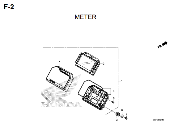 F-2 Meter – Katalog Honda CBR1000RA/S1