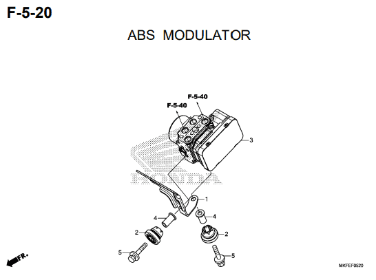F-5-20 ABS Modulator – Katalog Honda CBR1000RA/S1
