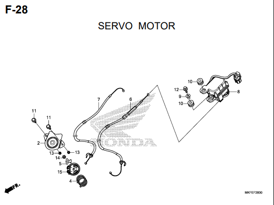 F-28 Servo Motor – Katalog Honda CBR1000RA/S1