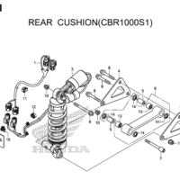 F-33-1 Rear Cushion CBR1000S1 – Katalog Honda CBR1000RA/S1