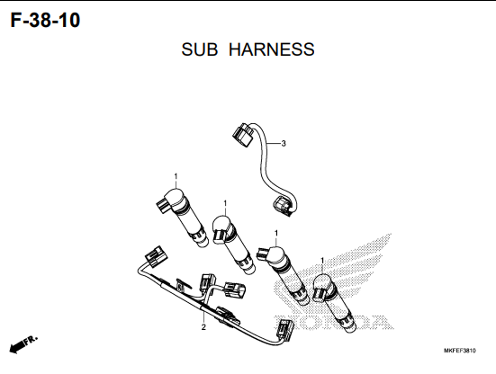 F-38-10 Sub Harness – Katalog Honda CBR1000RA/S1