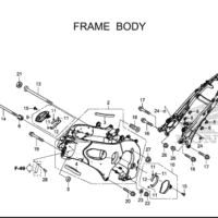 F-39 Frame Body – Katalog Honda CBR1000RA/S1