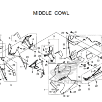 F-45 Middle Cowl – Katalog Honda CBR1000RA/S1
