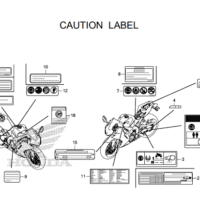 F-49 Caution Label – Katalog Honda CBR1000RA/S1