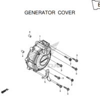 E-8 Generator Cover – Katalog Honda CB650F