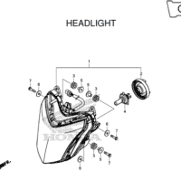 F-1 Headlight – Katalog Honda CB650F