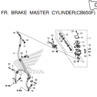F-4 Fr Brake Master Cylinder CB650F – Katalog Honda CB650F