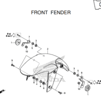 F-8 Front Fender – Katalog Honda CB650F