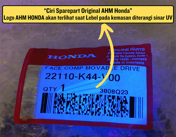 Wajib Tahu! Ciri-Ciri Sparepart Honda Original yang Perlu Diperhatikan