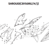 F-22 Shroud – Katalog Honda CB150 K15P F-22 Shroud – Katalog Honda CB150 K15P
